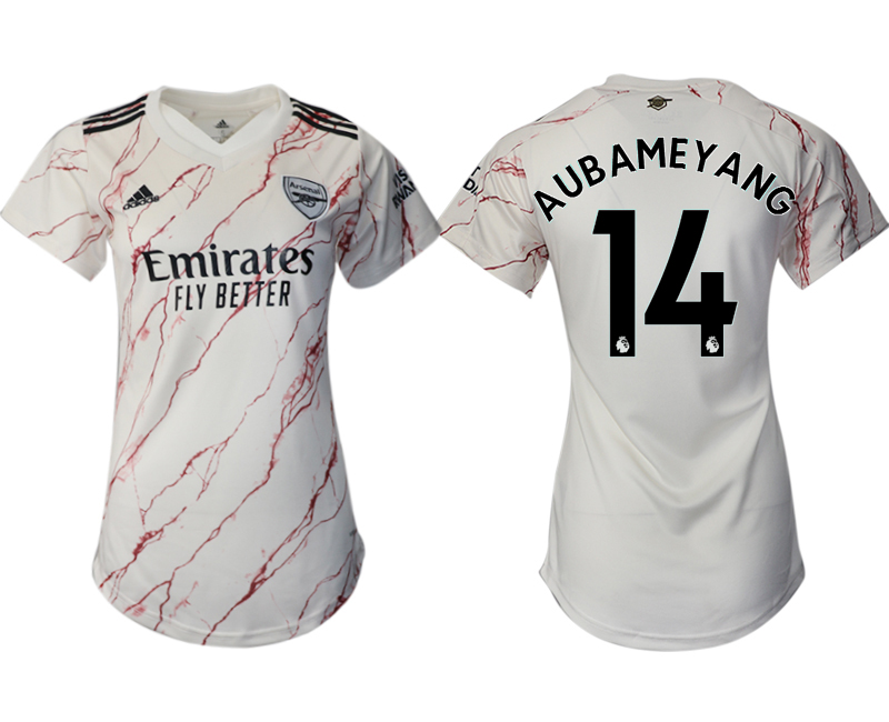 Men 2021 Arsenal away aaa version womens #14 soccer jerseys->women soccer jersey->Women Jersey